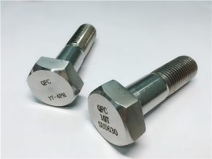 NO.49-DIN931 utfällningshärdning AISI 630 (17-4PH) rostfritt stål hexbult