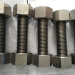 nickellegering 400 en2.4360 helt gängad stång med muttrarna