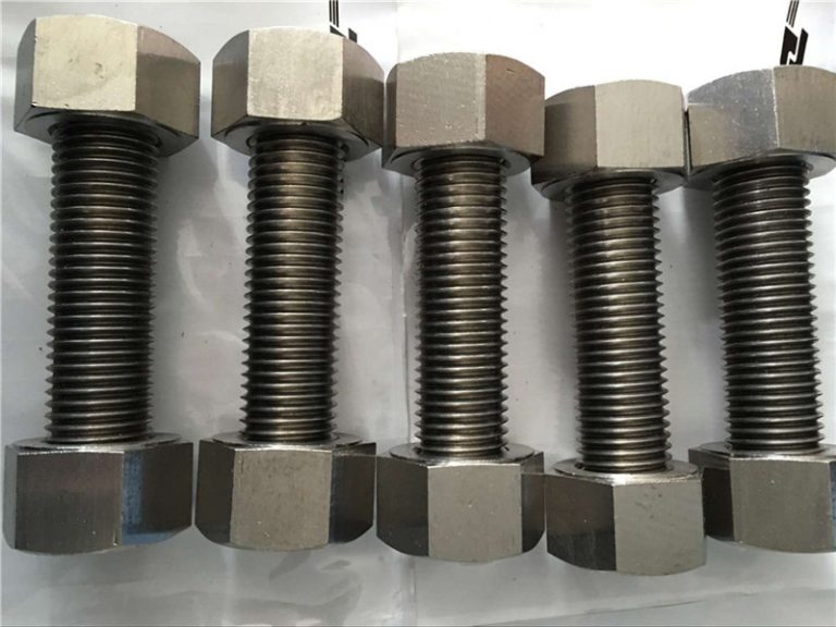 nickellegering 400 en2.4360 helt gängad stång med muttrarna