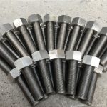 254smo uns s31254 en1.4547 bultar och muttrar 1-1 / 2 ”-8unx180mm gängstång